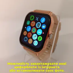 Смарт-годинник Smart Watch Y13 Bluetooth, встановлення власного фону. Колір золото - мініатюра 4