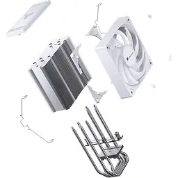 Кулер для процесора Jonsbo CR-1000 EVO ARGB White (CR-1000 EVO ARGB White) - мініатюра 11