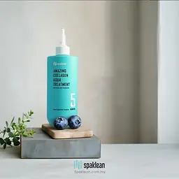 Маска-філер швидка реконструкція для сухого та пошкодженого волосся Amazing Collagen Aqua Treatment Spaklean 300 мл - мініатюра 2