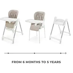 Стільчик для годування Kinderkraft Tulo Beige (KHTULO00BEG0000) - мініатюра 2
