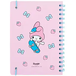 Блокнот Kite My Melody А5 80 аркушів HK-3 клітка на спіралі (HK26-190-3) - мініатюра 2
