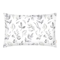 Комплект постільної білизни Cosas євро без простирадла STEPPE FLOWERS 200 x 220 см (FoliageBeigeGrey_200_2) - мініатюра 5