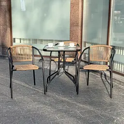 Комплект садових меблів 4Points Bello-3 з квадратним столом 70х70х70см - мініатюра 2