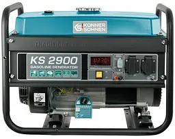 Генератор бензиновий Konner&Sohnen KS 2900, 230В, 2.9кВт, ручний стартер, 41.5кг