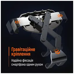Універсальний автотримач ColorWay Gravity Mechanical Car Mount Black (CW-CHG18-BK) - мініатюра 12