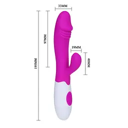 Вібратор - Pretty Love Snappy Vibrator Purple Baile BI-014173 24803 - мініатюра 4
