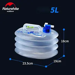 Каністра для води складана Naturehike LDPE4 NH14S002-T, 5 л - мініатюра 5