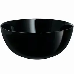 Салатник Luminarc Diwali black круглий склокераміка d21 см чорний (P0790)