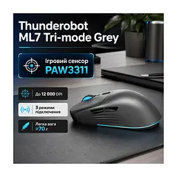 Мишка Thunderobot ML7 Tri-mode Grey (6932066316082)