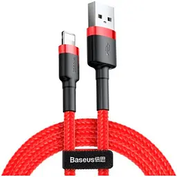 Кабель Baseus Cafule USB-A to Lightning 2m Red (CALKLF-C09) [169523]