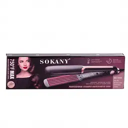 Плойка-гофре Sokany SK-1906 рожевий - мініатюра 5