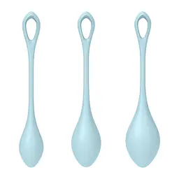 Набір йоні намистин Satisfyer Yoni Power 2 Light Blue, діаметр 2-2,5-3см Satisfyer SO5548 97960 - мініатюра 4