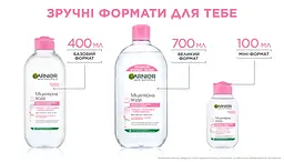 Міцелярна вода Garnier Skin Naturals 800 мл (2 шт. х 400 мл) - мініатюра 5