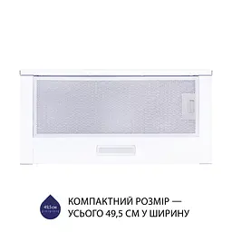 Витяжка телескопічна MINOLA HTL 5614 WH 1000 LED - мініатюра 3