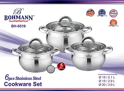 Набір посуду Bohmann BH-0519 6 предметів - мініатюра 8