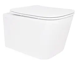 Унітаз підвісний Qtap Crow Ultra Quiet White, з сидінням Slim Duroplast/ Soft-close/ Quick Release QT05335172W