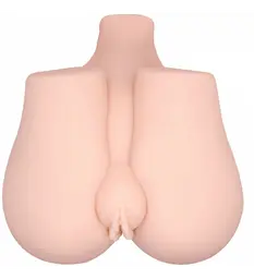 Мастурбатор Crazy Bull Vagina та Anus з вібрацією, 16х10 см - мініатюра 6