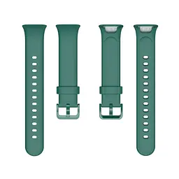 Силіконовий ремінець Tamister для Xiaomi Mi Smart Band 7 Pro Green - мініатюра 4