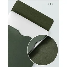 Чохол-конверт для ноутбука 13" Bubm Vertical Liner Bag Protective Sleeve для Ноутбука екошкіра темно-синій - мініатюра 3