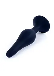 Анальна пробка - Silicone Black Plug XL - мініатюра 3