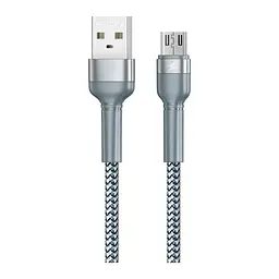 Дата Кабель для заряджання REMAX Jany RC-124m USB 2.0 — micro USB 2.4A Срібний (1м)