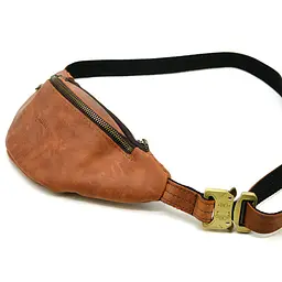Чоловіча шкіряна сумка-бананка TARWA 11×28×6 см sum0025651 - мініатюра 1