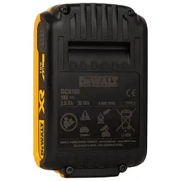 Акумулятор 18В Li-lon 2А·год 0.4кг DeWALT hoz0014369 - мініатюра 6