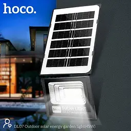 Світильник на сонячній панелі Hoco DL07 Outdoor Solar Energy Garden Light 45 Вт - мініатюра 6