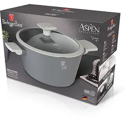 Каструля з кришкою Berlinger Haus Aspen Collection, 4,1 л, сіра (BH 7067) - мініатюра 2