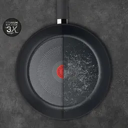 Сковорода WOK Tefal Titanium Force 3X, On 28 см (G3031932) з тришаровим титановим антипригарним покриттям Titanium 3Х - мініатюра 10