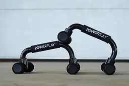 Упори для віджимань PowerPlay 4316 Push Up Bars пластикові (Скошені) (PP_4316) - мініатюра 2