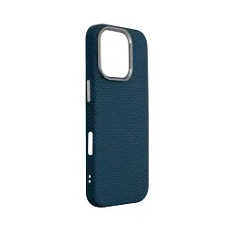 Чехол ArmorStandart LikeCarbon2 MagCase для Apple iPhone 16 Pro Kevlar Dark Blue - миниатюра 3