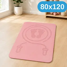 Килимок для стрибків на скакалці Solve рожевий 80 x 120 см (KT9000303) - мініатюра 2