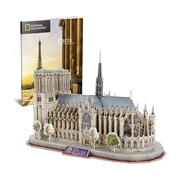 Пазл Cubic Fun Тривимірний пазл National geographic Нотр-Дам-де-Парі (DS0986h) - мініатюра 2