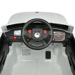 Дитячий електромобіль Bambi Джип M 4837EBLR-1 білий до 40 кг - мініатюра 3