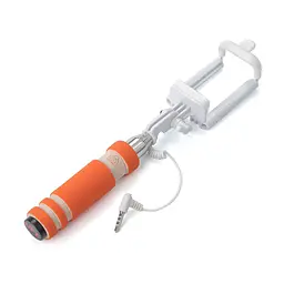 Селфі-монопод Smart зі шнуром SS8 COMPACT Orange - мініатюра 2