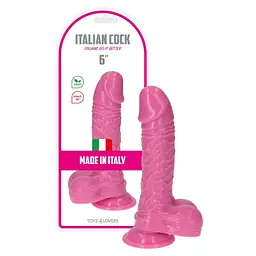 Фалоімітатор Toyz4lovers Michelangelo, 16 см (рожевий) - мініатюра 7