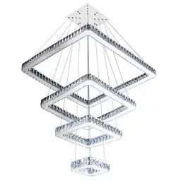 Люстра підвісна Brille з пультом LED 184W WW+NW+CW CH (BR-993S/4)