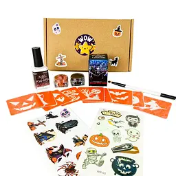 Набір для біо-тату "Wow Box Хелловін для 1 дитини" Fresh Tattoo wow-box-halloween-1