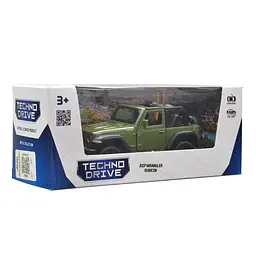 Автомодель TechnoDrive Jeep Wrangler Rubicon 2021, 1:32, зелена (250339U) - мініатюра 9