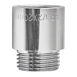 Подовжувач Europroduct Ep.E020.Chr - 1/2"MF-20мм хром EP6123 - мініатюра 4
