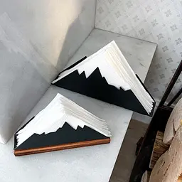 Серветниця металева Nice & Cozy Everest L для серветок 16,5х16,5 см з дерев'яною основою чорна - мініатюра 5