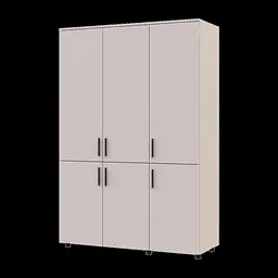 Шафа для одягу Doros Торн Кашемір 3 ДСП (полиці) 135х51.6х200 (44900496) - мініатюра 2