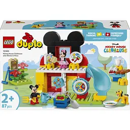 Конструктор LEGO DUPLO Disney Міккі Маус: Клубний будинок з Мінні та Плуто 87 деталей (10465)