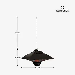 Інфрачервоний обігрівач Blumfeldt Heat Square 15 м² (10032565) - мініатюра 2
