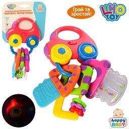 Брязкальце-брелок Limo Toy зі світлом та музикою 0696-1 - мініатюра 2