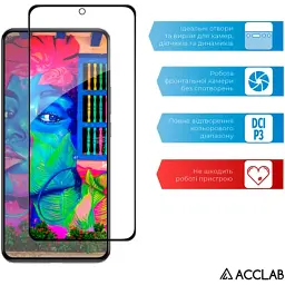 Скло захисне ACCLAB Full Glue Xiaomi 12T/12T Pro Black (1283126546402) - мініатюра 5