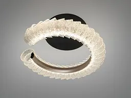 Сучасний LED світильник Diasha 2509/400CG у кольорі шампань з пультом і димером - мініатюра 2