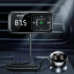 FM-трансмітер Baseus T Shaped S-16 Car Black (CCMT000201) [114563] - мініатюра 7