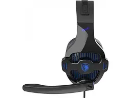 Гарнітура Sades SA-726 Ppower Black/Blue (SA726BLJ) - мініатюра 4